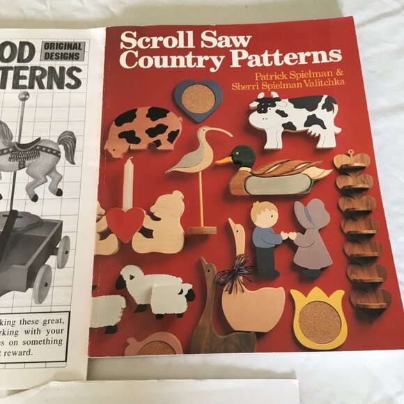 Scroll saw country patterns book 550 wood patterns woodworking designs - Picture 3 of 8